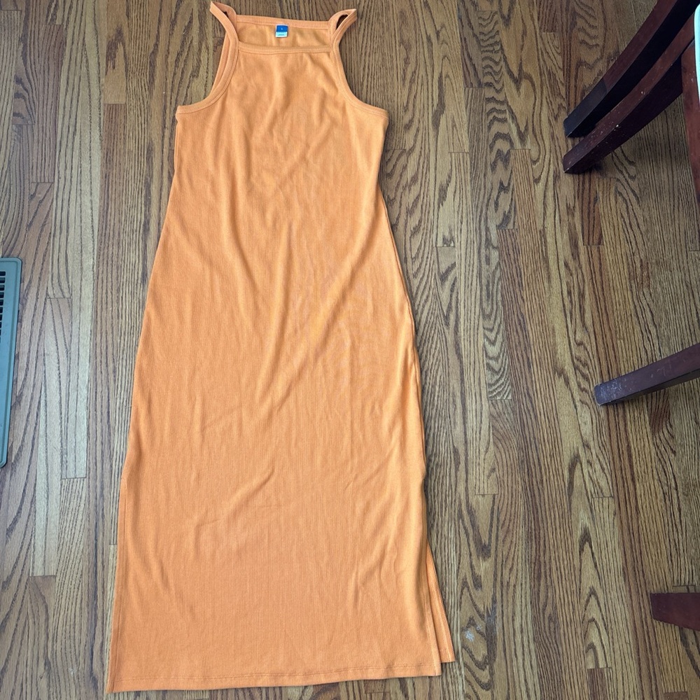 Orange Old Navy body con dress